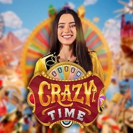 Crazy Time logo by Evolution at Gransino Casino