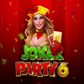 Joker Party 6 online game logo by Greentube on gransinocasinos-es.com