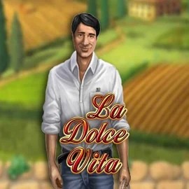 La Dolce Vita slot logo by Gamomat at Gransino Casino