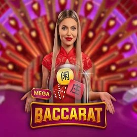 Mega Baccarat logo by Pragmatic Play Gransino Casino
